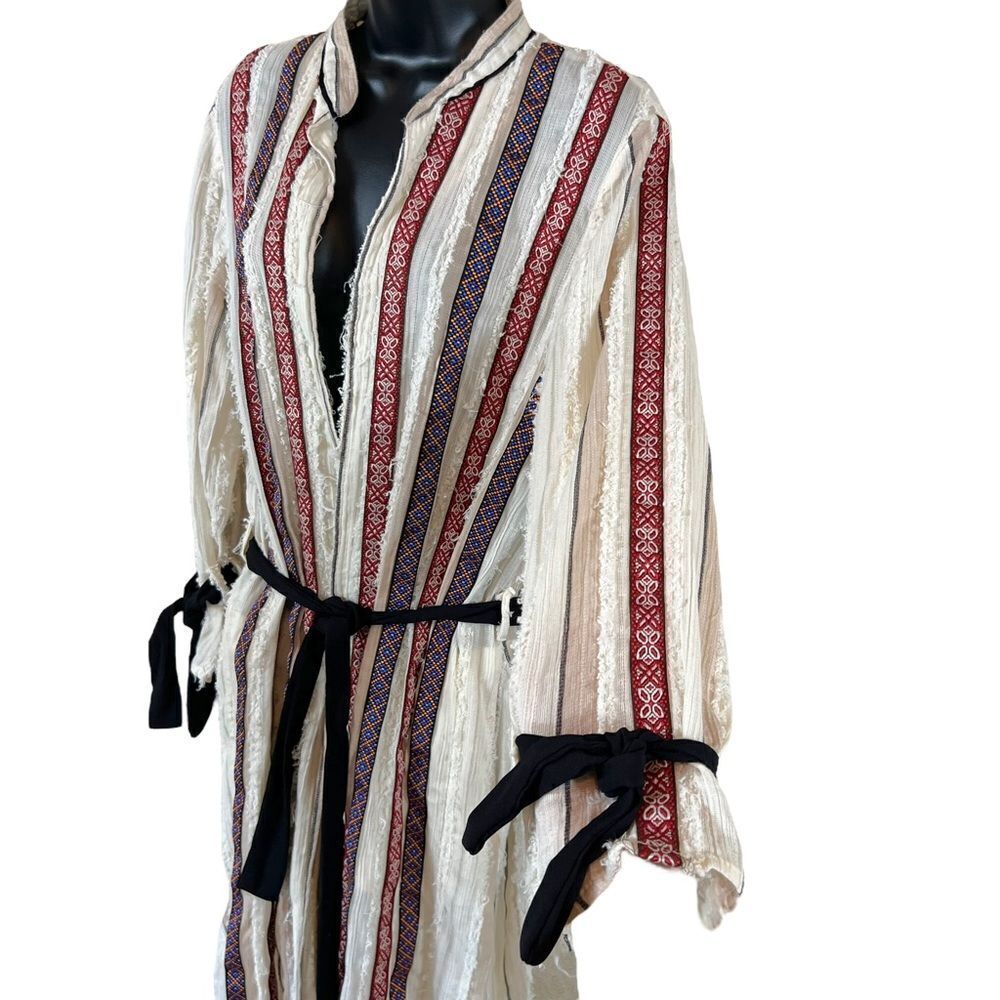 ZARA LONGLINE BOHO DUSTER - Picture 5 of 16